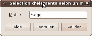 Fig. 6.28 - Sélection d'un fichier à partir de son nom