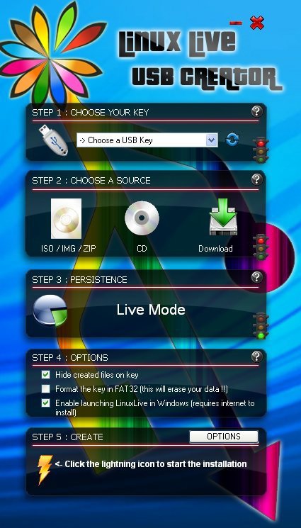 linux mint live usb creator